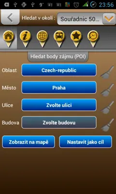 Map of Czech Republic android App screenshot 2